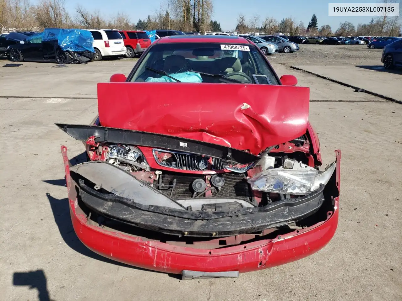 1999 Acura 3.0Cl VIN: 19UYA2253XL007135 Lot: 47088725