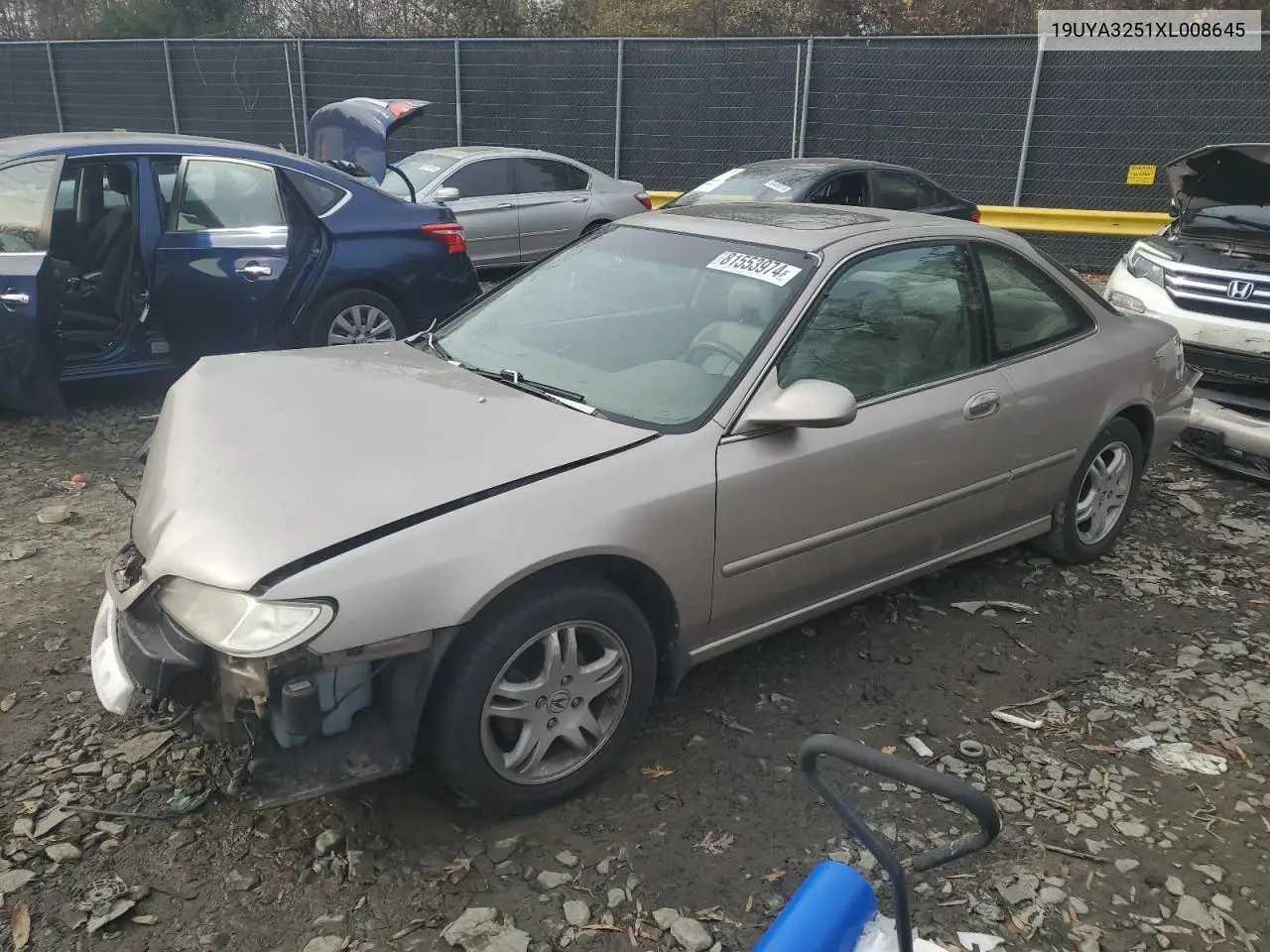 1999 Acura 2.3Cl VIN: 19UYA3251XL008645 Lot: 48967085