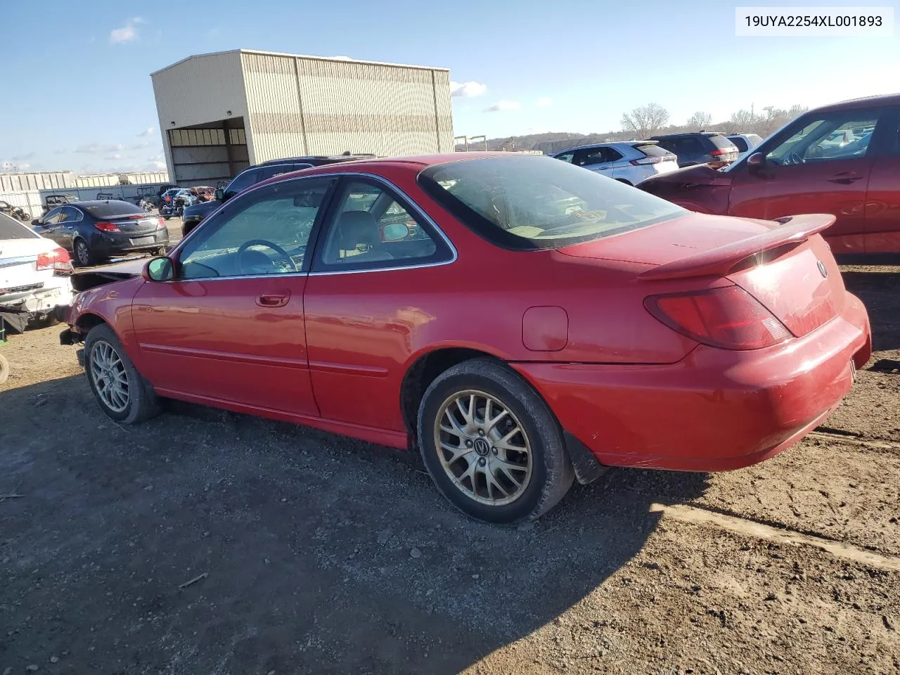 1999 Acura 3.0Cl VIN: 19UYA2254XL001893 Lot: 78848323