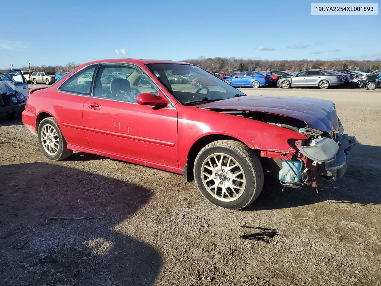1999 Acura 3.0Cl VIN: 19UYA2254XL001893 Lot: 78848323