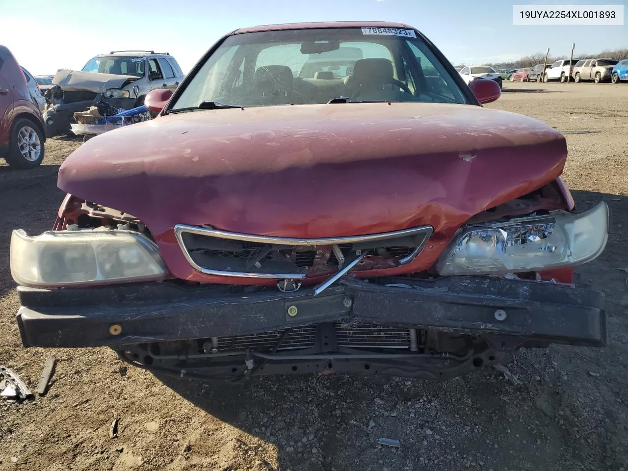 1999 Acura 3.0Cl VIN: 19UYA2254XL001893 Lot: 78848323