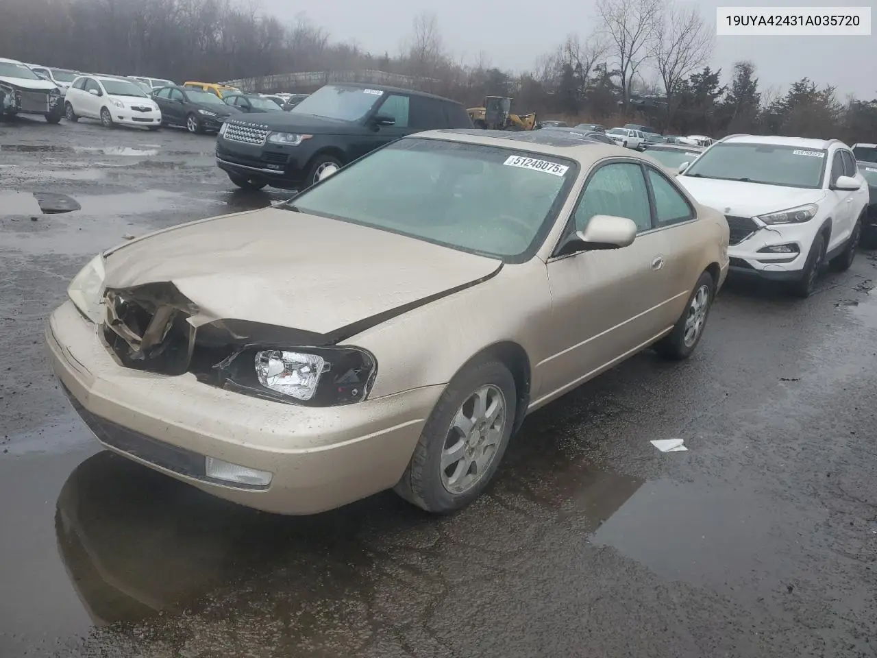 2001 Acura 3.2Cl VIN: 19UYA42431A035720 Lot: 51248075