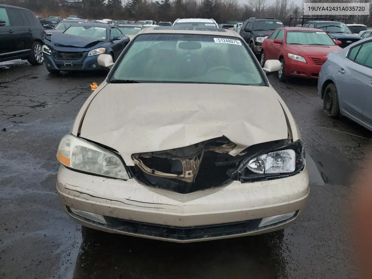2001 Acura 3.2Cl VIN: 19UYA42431A035720 Lot: 51248075