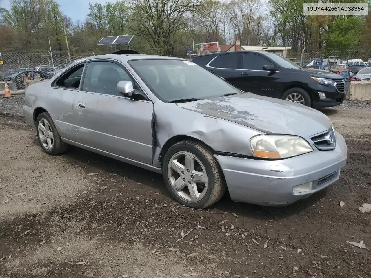 2001 Acura 3.2Cl Type-S VIN: 19UYA42661A038354 Lot: 53610185