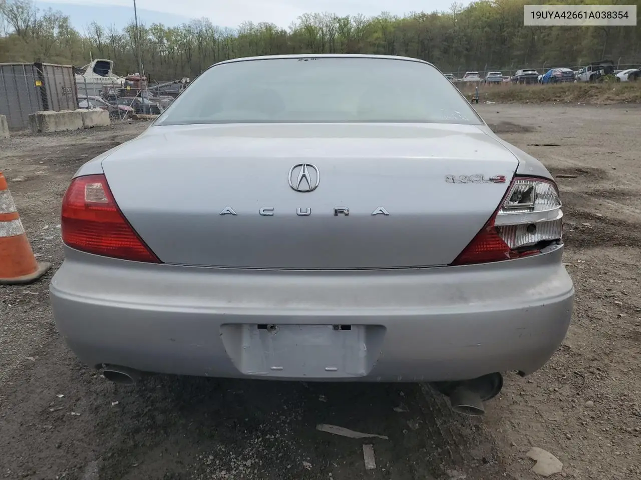 2001 Acura 3.2Cl Type-S VIN: 19UYA42661A038354 Lot: 53610185