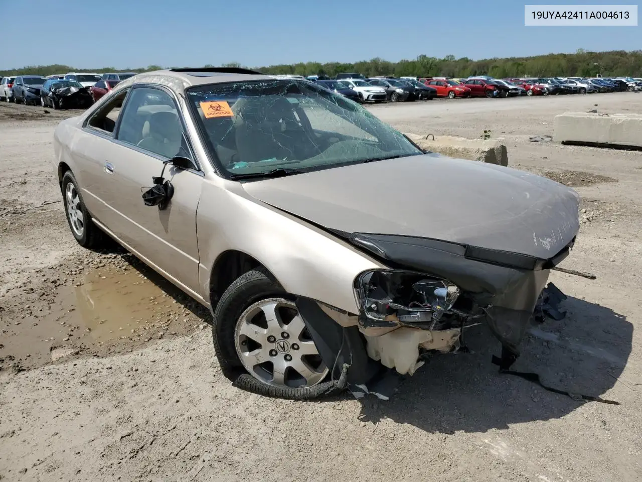 2001 Acura 3.2Cl VIN: 19UYA42411A004613 Lot: 54169355