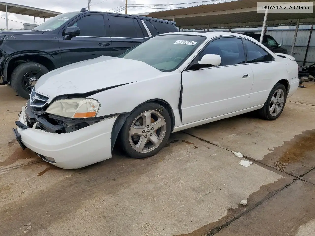 2001 Acura 3.2Cl Type-S VIN: 19UYA42621A021955 Lot: 60340735