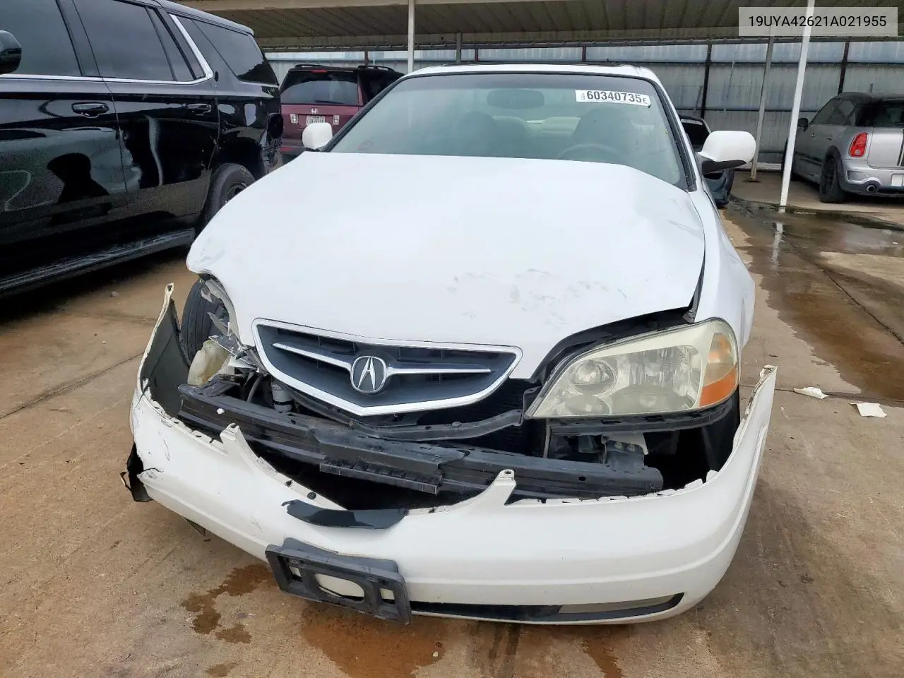 2001 Acura 3.2Cl Type-S VIN: 19UYA42621A021955 Lot: 60340735