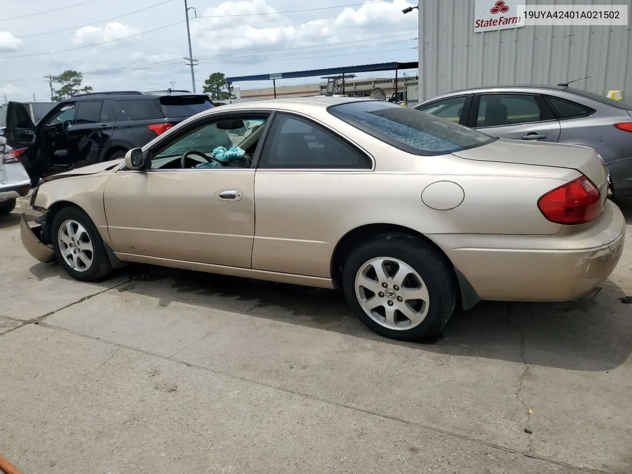 2001 Acura 3.2Cl VIN: 19UYA42401A021502 Lot: 62541215