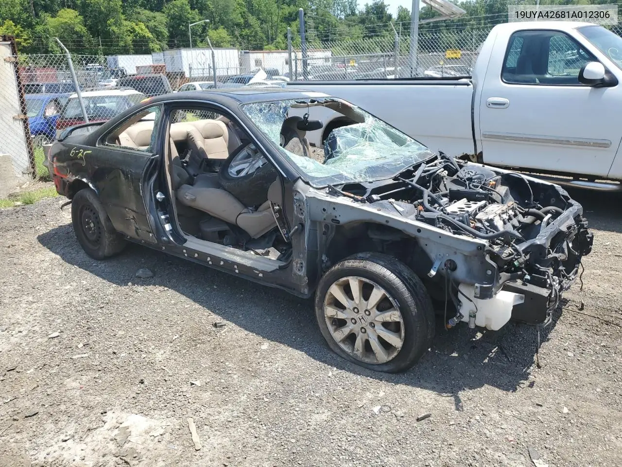 2001 Acura 3.2Cl Type-S VIN: 19UYA42681A012306 Lot: 62643985