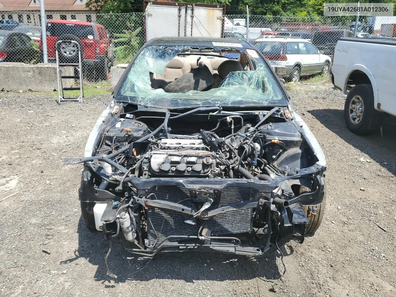 2001 Acura 3.2Cl Type-S VIN: 19UYA42681A012306 Lot: 62643985