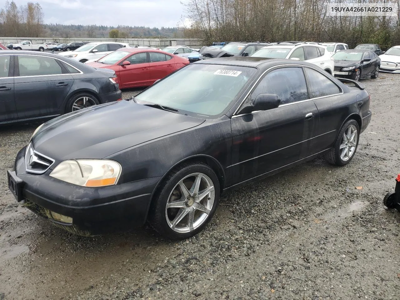 2001 Acura 3.2Cl Type-S VIN: 19UYA42661A021229 Lot: 76380714