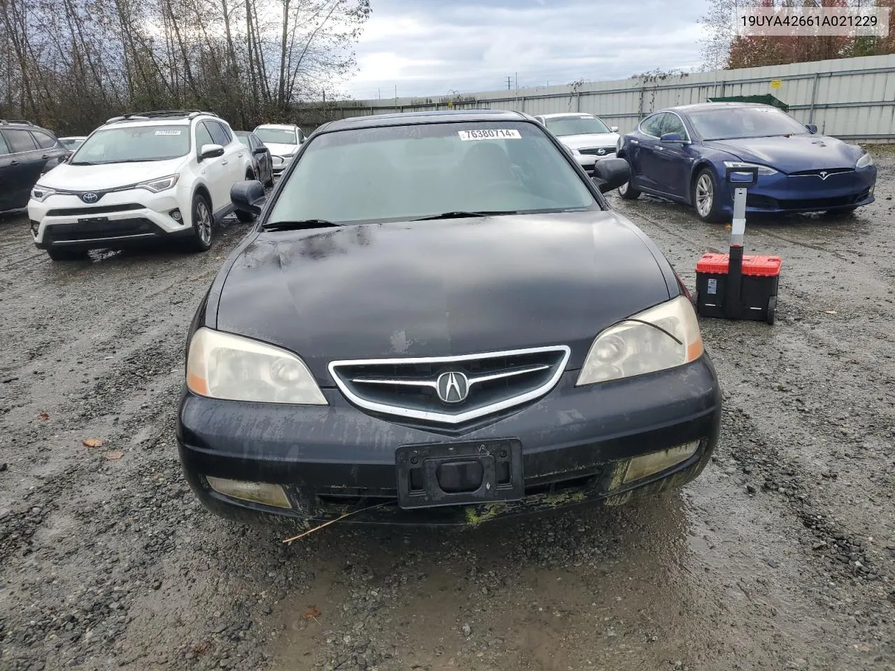2001 Acura 3.2Cl Type-S VIN: 19UYA42661A021229 Lot: 76380714