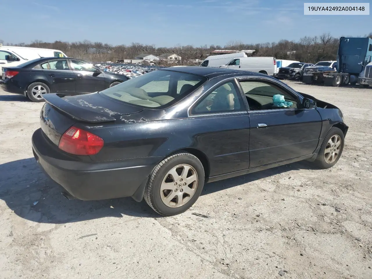 2002 Acura 3.2Cl VIN: 19UYA42492A004148 Lot: 49764005