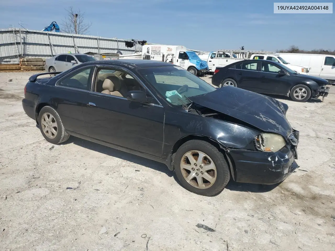 2002 Acura 3.2Cl VIN: 19UYA42492A004148 Lot: 49764005