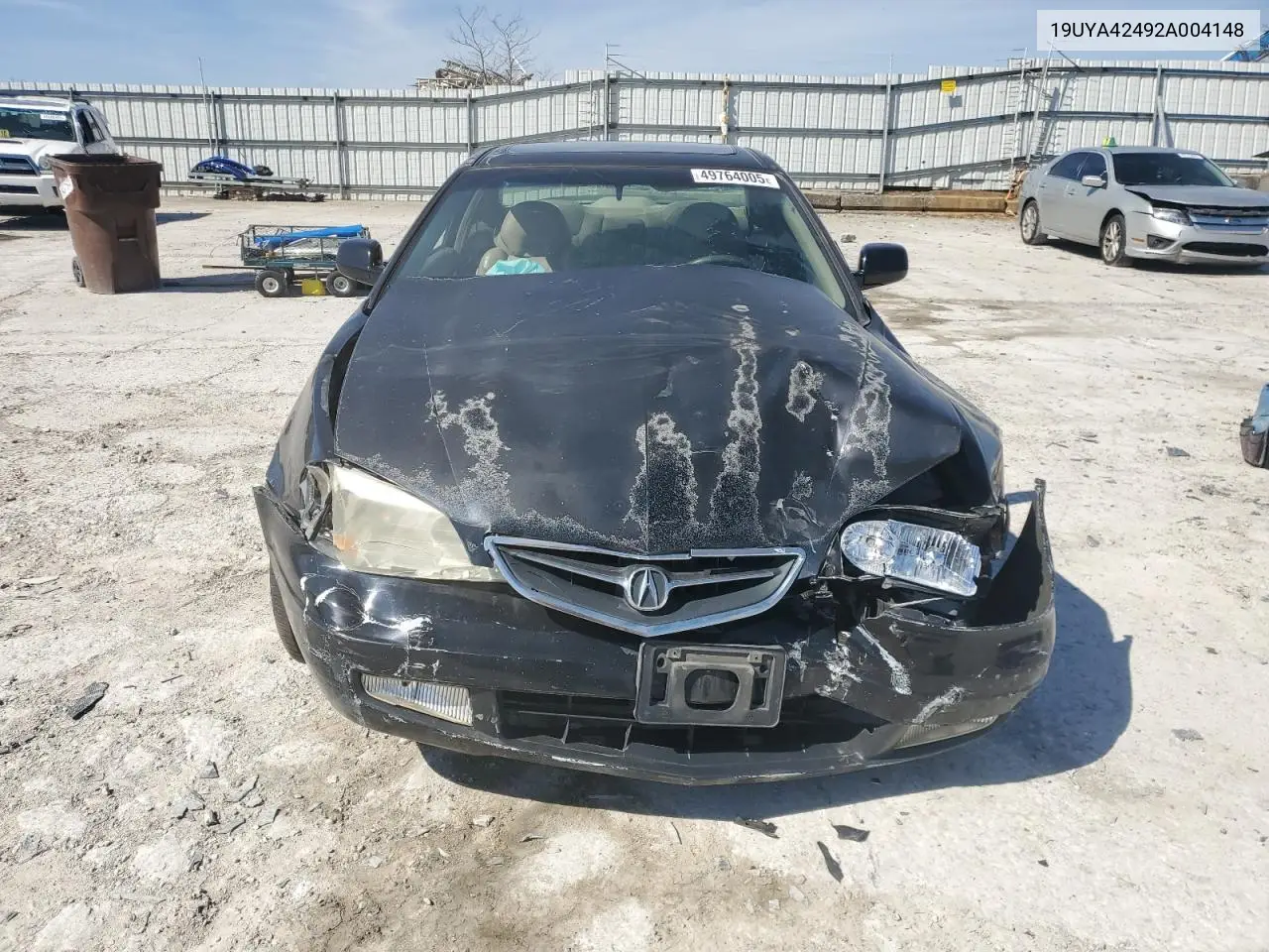2002 Acura 3.2Cl VIN: 19UYA42492A004148 Lot: 49764005