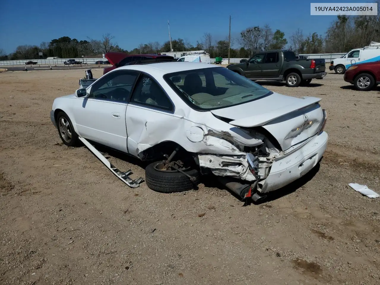 2003 Acura 3.2Cl VIN: 19UYA42423A005014 Lot: 48529165