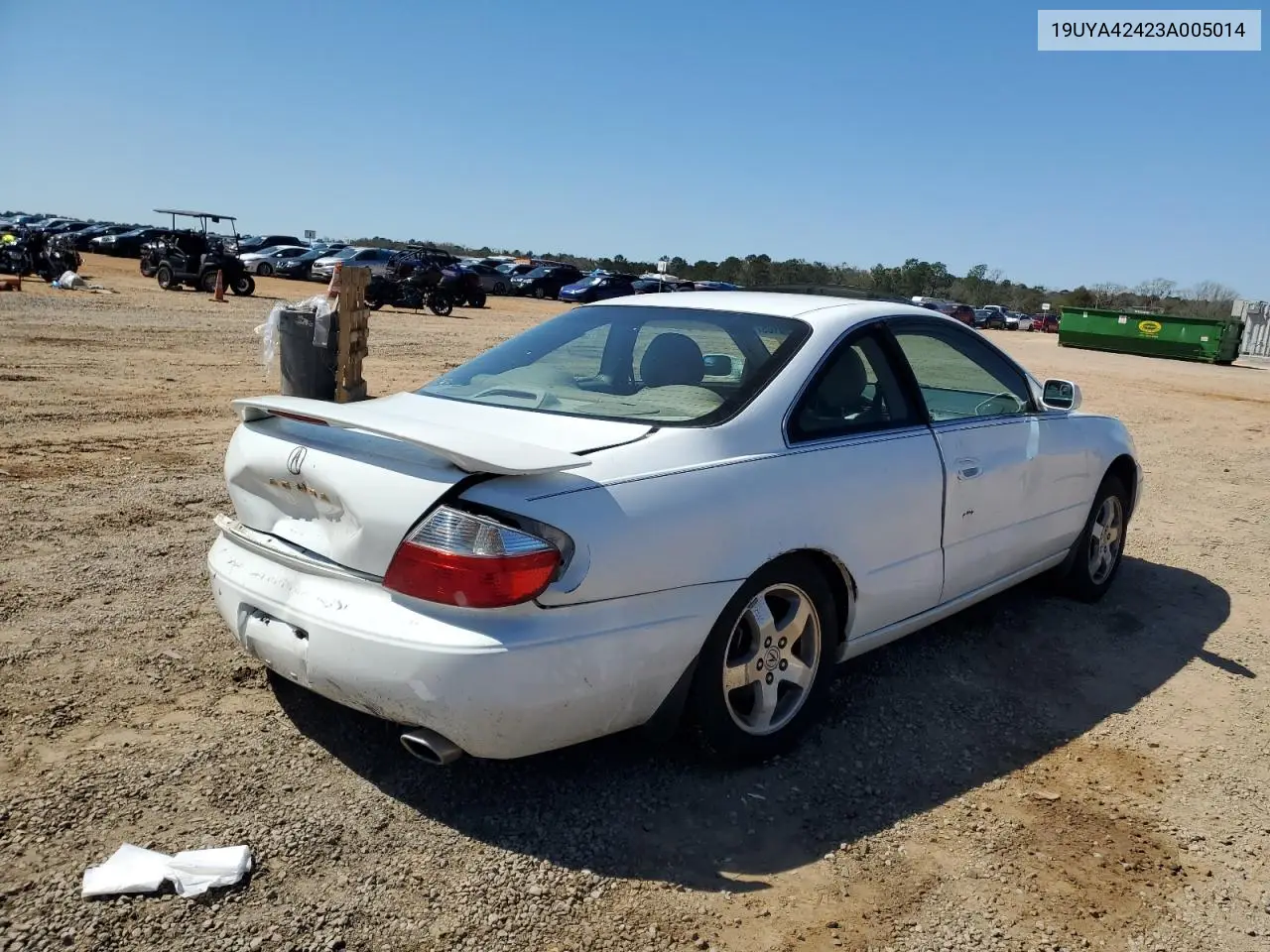 2003 Acura 3.2Cl VIN: 19UYA42423A005014 Lot: 48529165