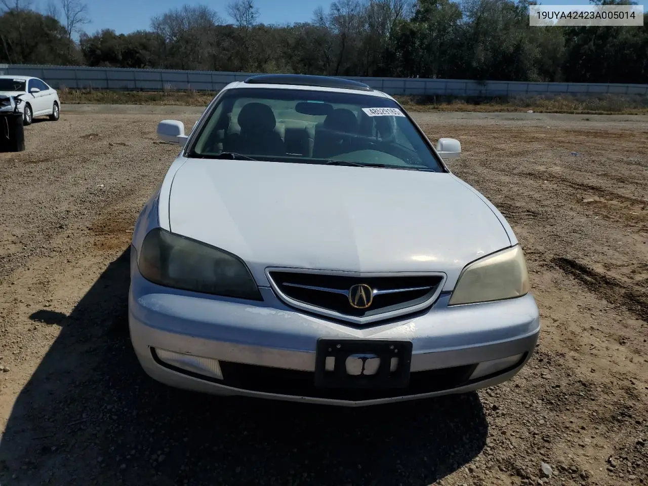 2003 Acura 3.2Cl VIN: 19UYA42423A005014 Lot: 48529165