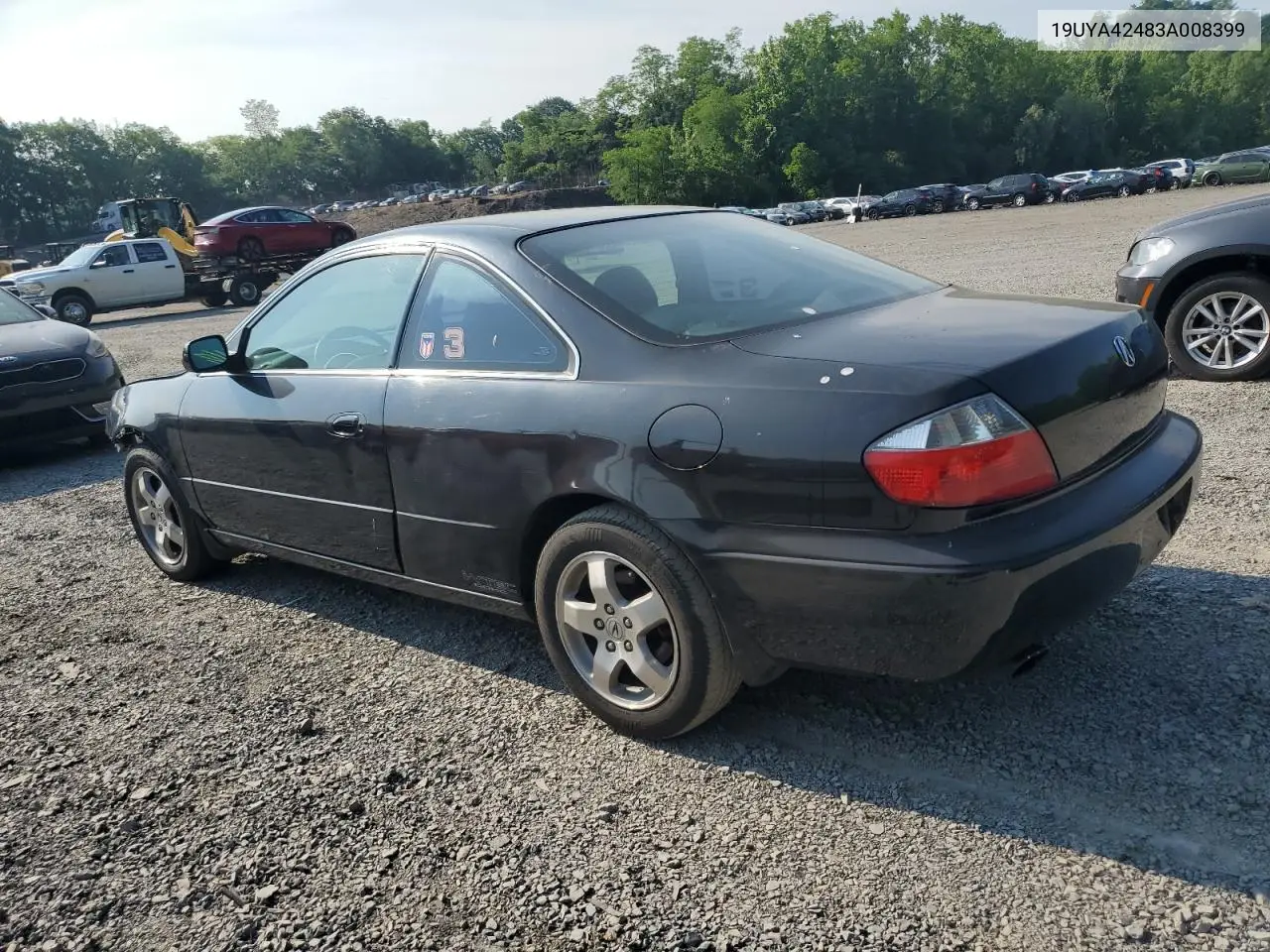 2003 Acura 3.2Cl VIN: 19UYA42483A008399 Lot: 59193835