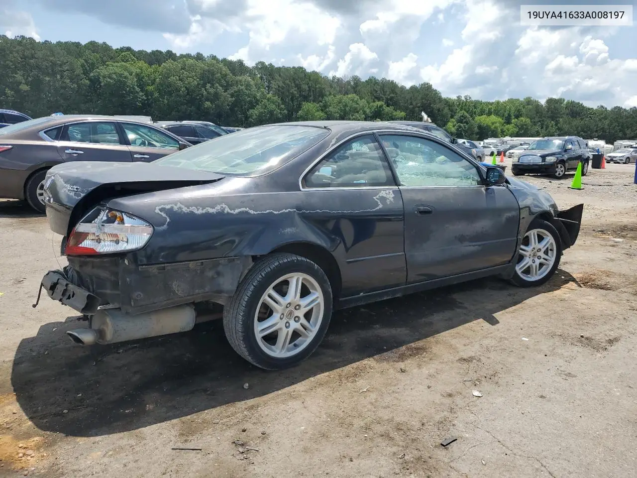 2003 Acura 3.2Cl Type-S VIN: 19UYA41633A008197 Lot: 59668355