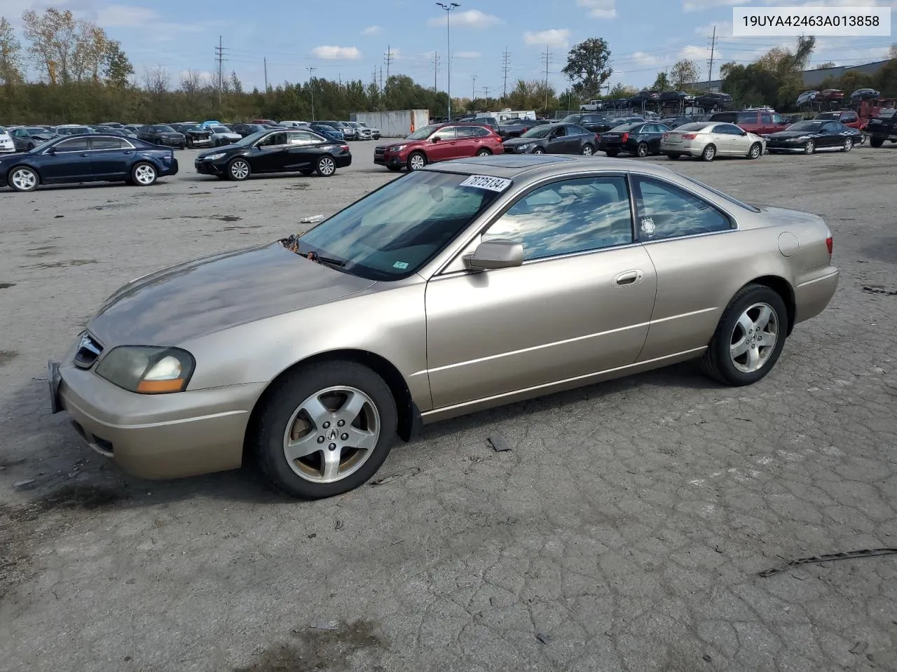 2003 Acura 3.2Cl VIN: 19UYA42463A013858 Lot: 78725134