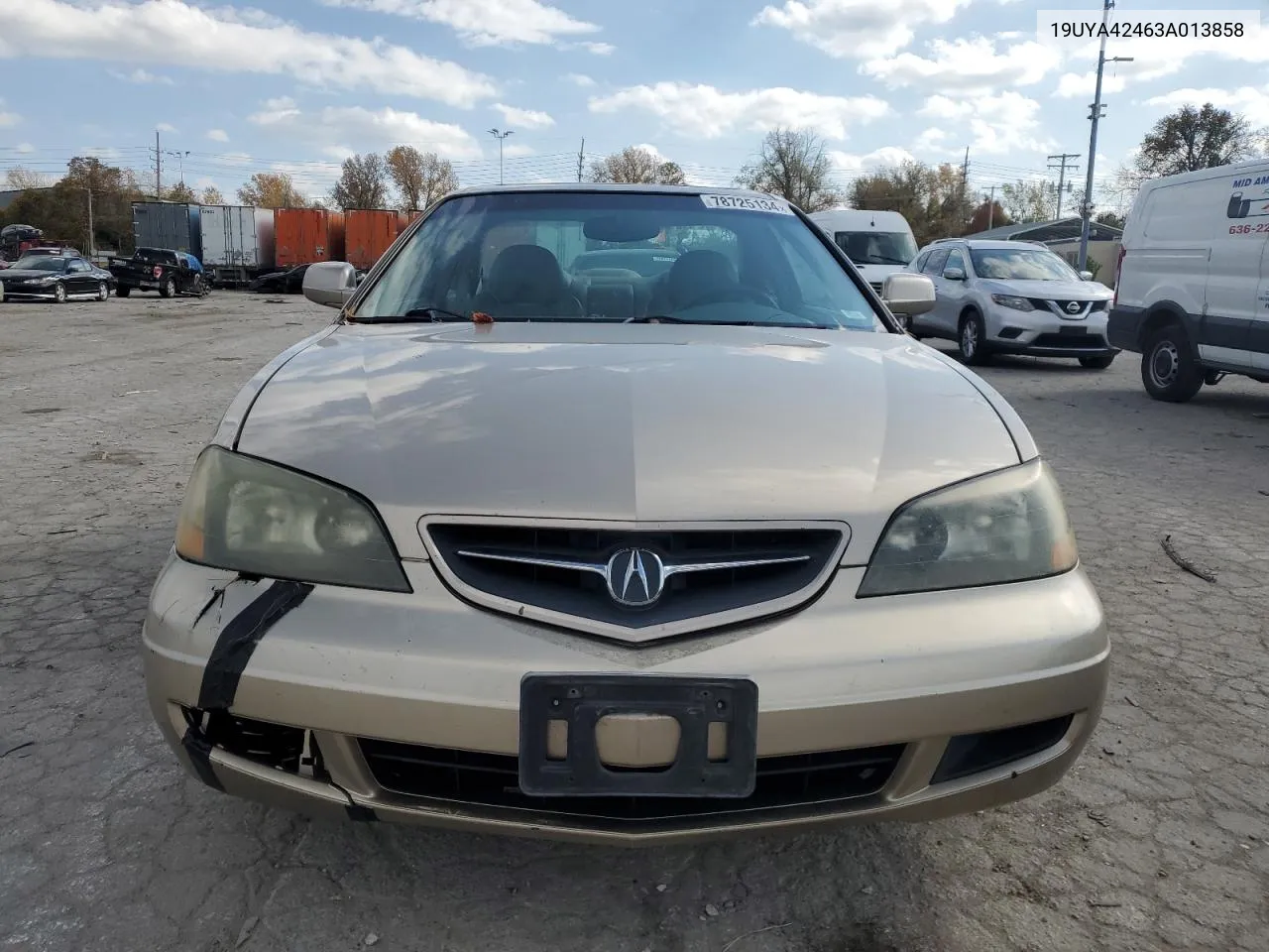 2003 Acura 3.2Cl VIN: 19UYA42463A013858 Lot: 78725134