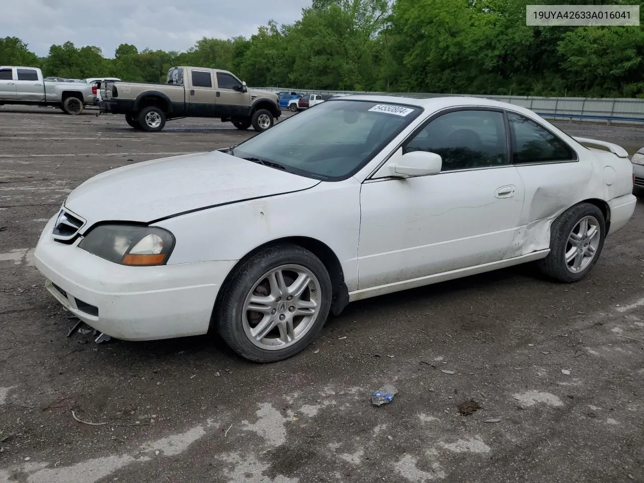 2003 Acura 3.2Cl Type-S VIN: 19UYA42633A016041 Lot: 82764164