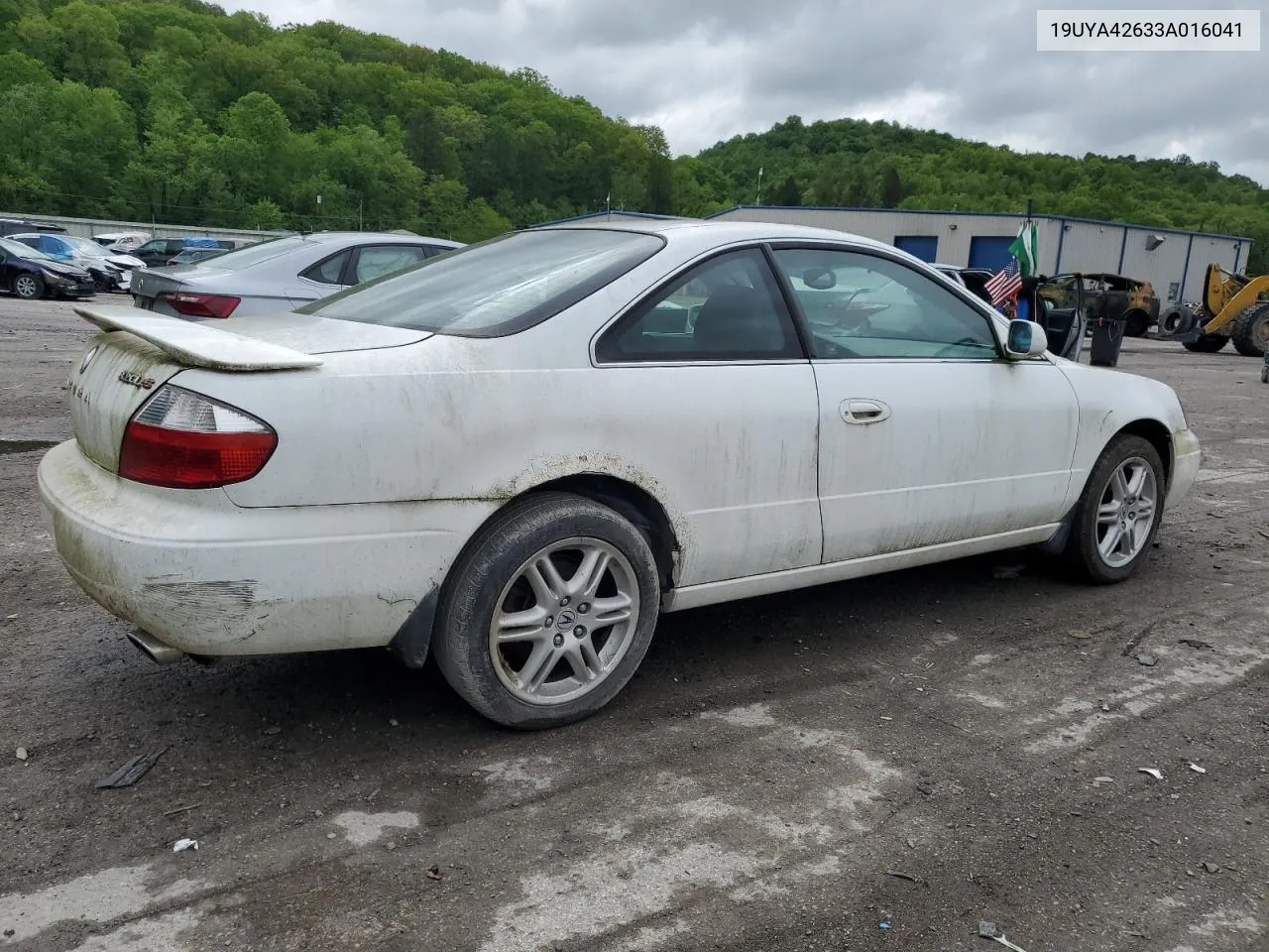 2003 Acura 3.2Cl Type-S VIN: 19UYA42633A016041 Lot: 82764164