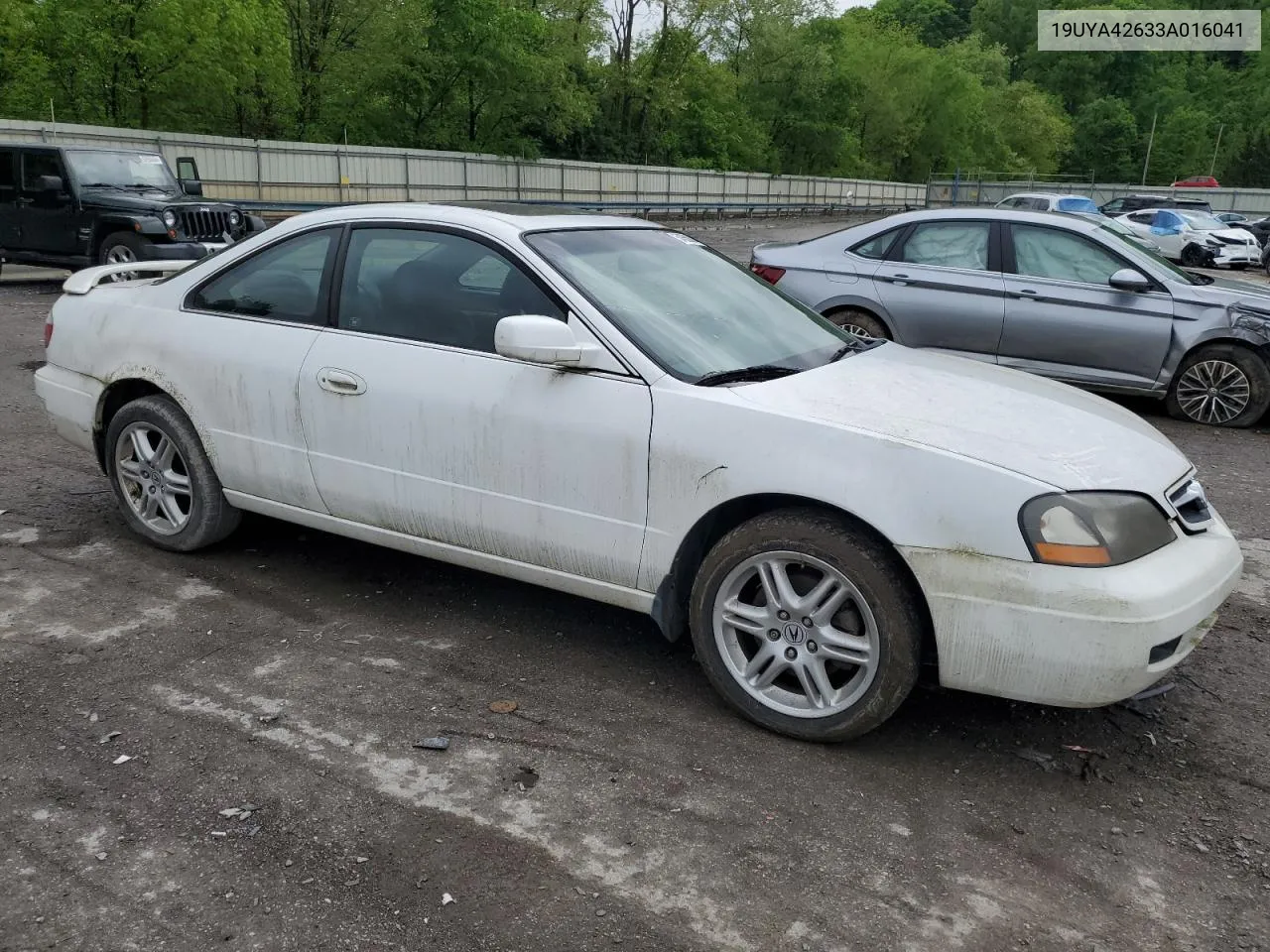 2003 Acura 3.2Cl Type-S VIN: 19UYA42633A016041 Lot: 82764164