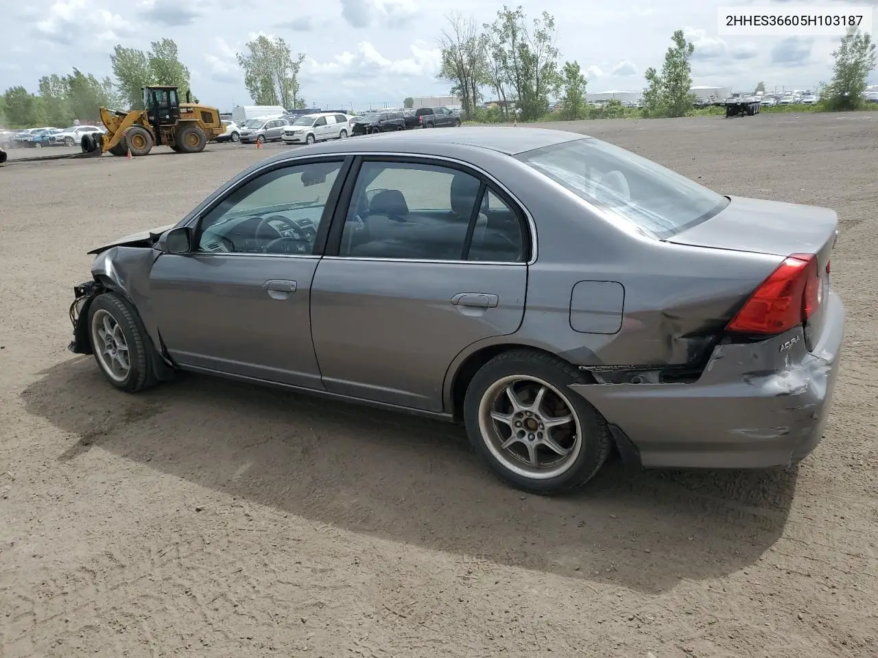 2005 Acura 1.7El Touring VIN: 2HHES36605H103187 Lot: 59621445
