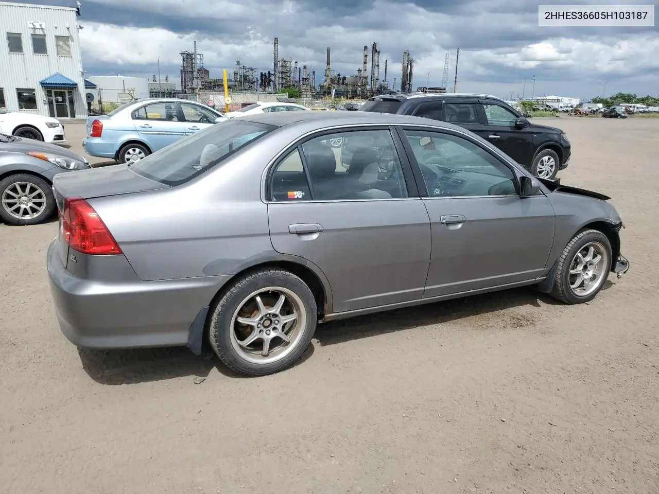 2005 Acura 1.7El Touring VIN: 2HHES36605H103187 Lot: 59621445