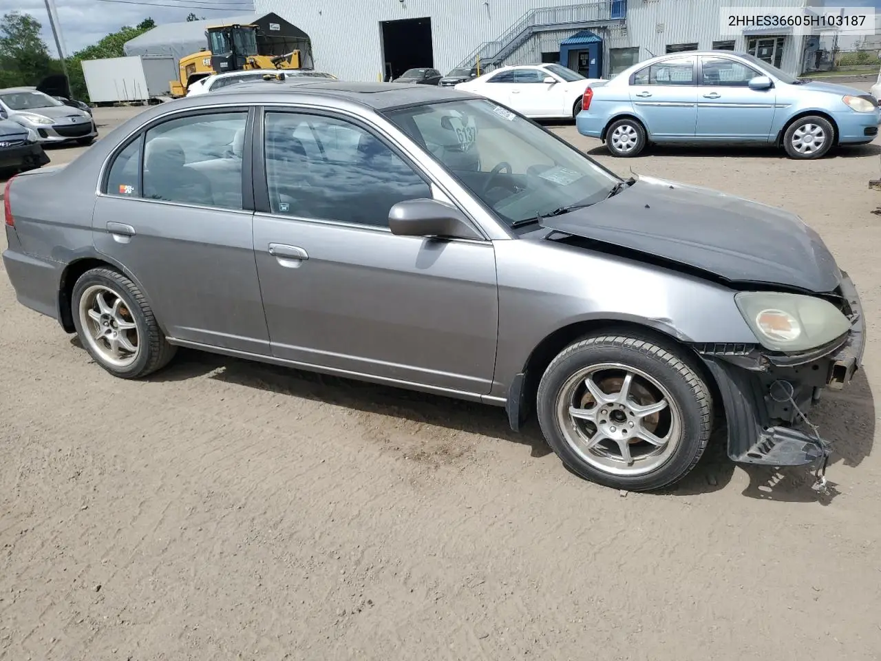 2005 Acura 1.7El Touring VIN: 2HHES36605H103187 Lot: 59621445