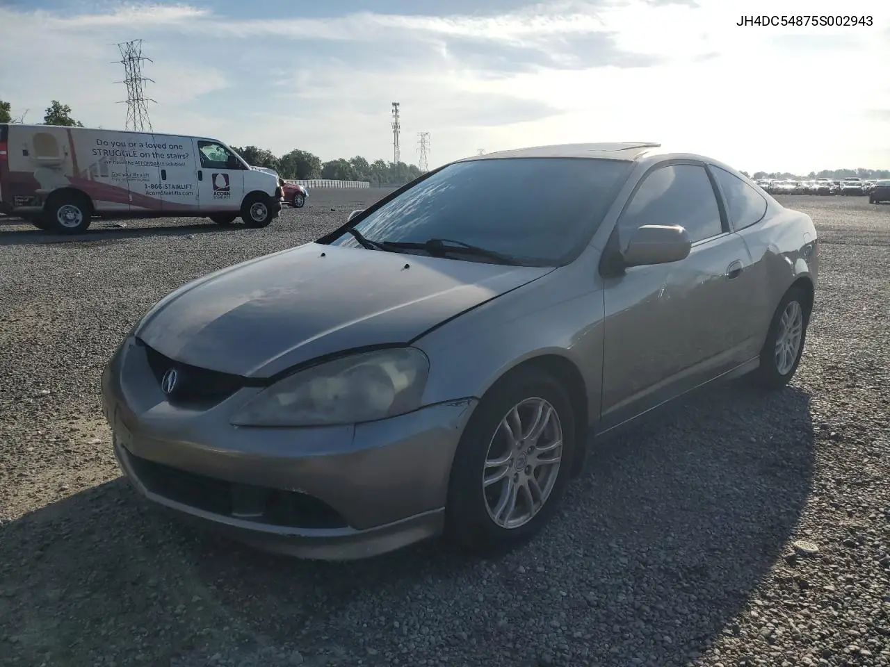 2005 Acura Rsx VIN: JH4DC54875S002943 Lot: 60653195