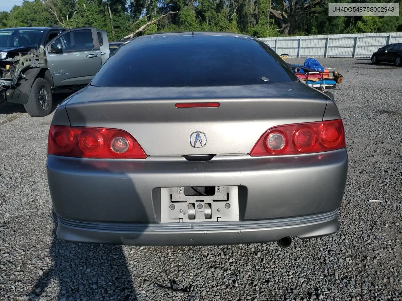 2005 Acura Rsx VIN: JH4DC54875S002943 Lot: 60653195