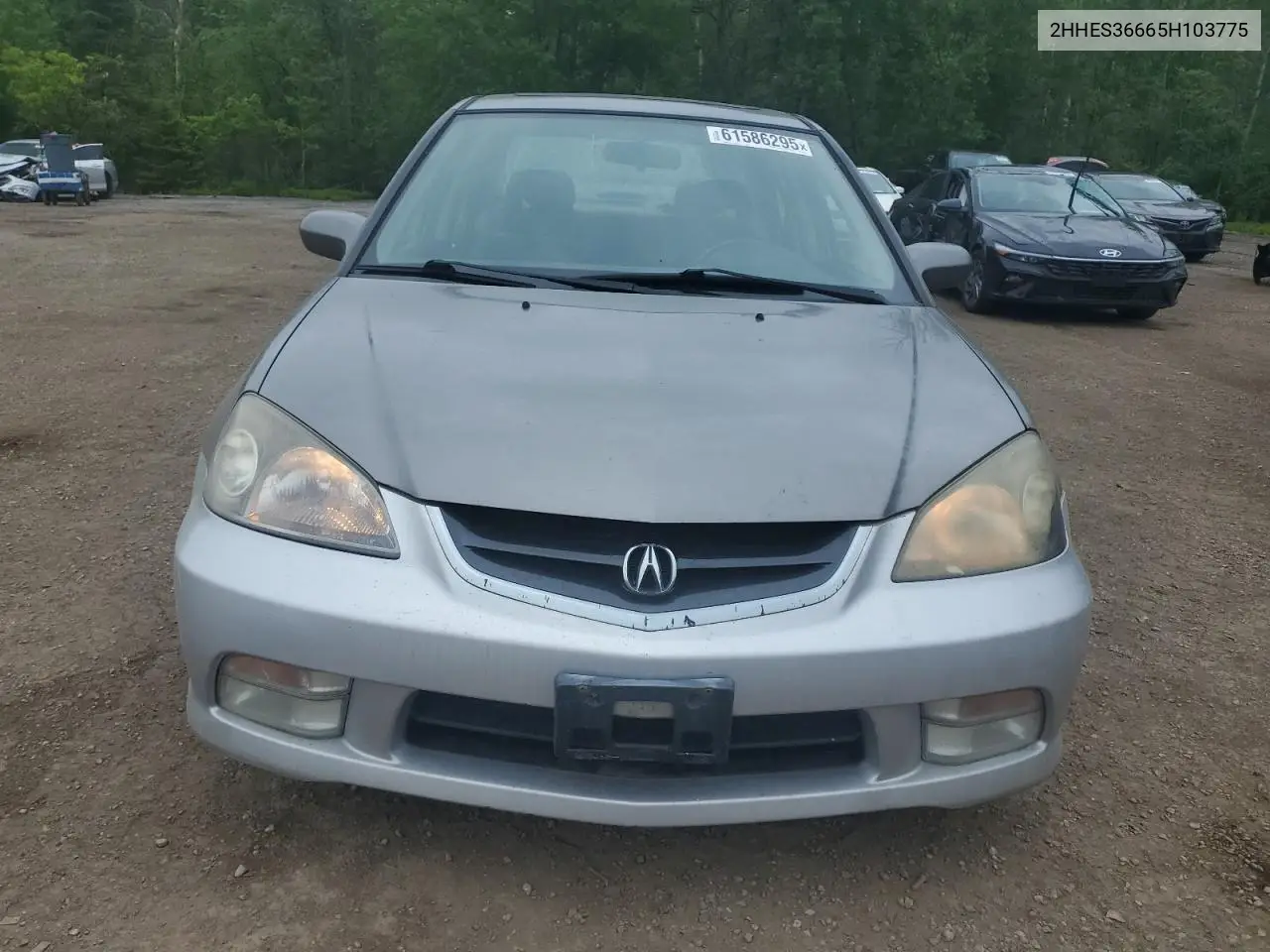 2005 Acura 1.7El Touring VIN: 2HHES36665H103775 Lot: 61586295