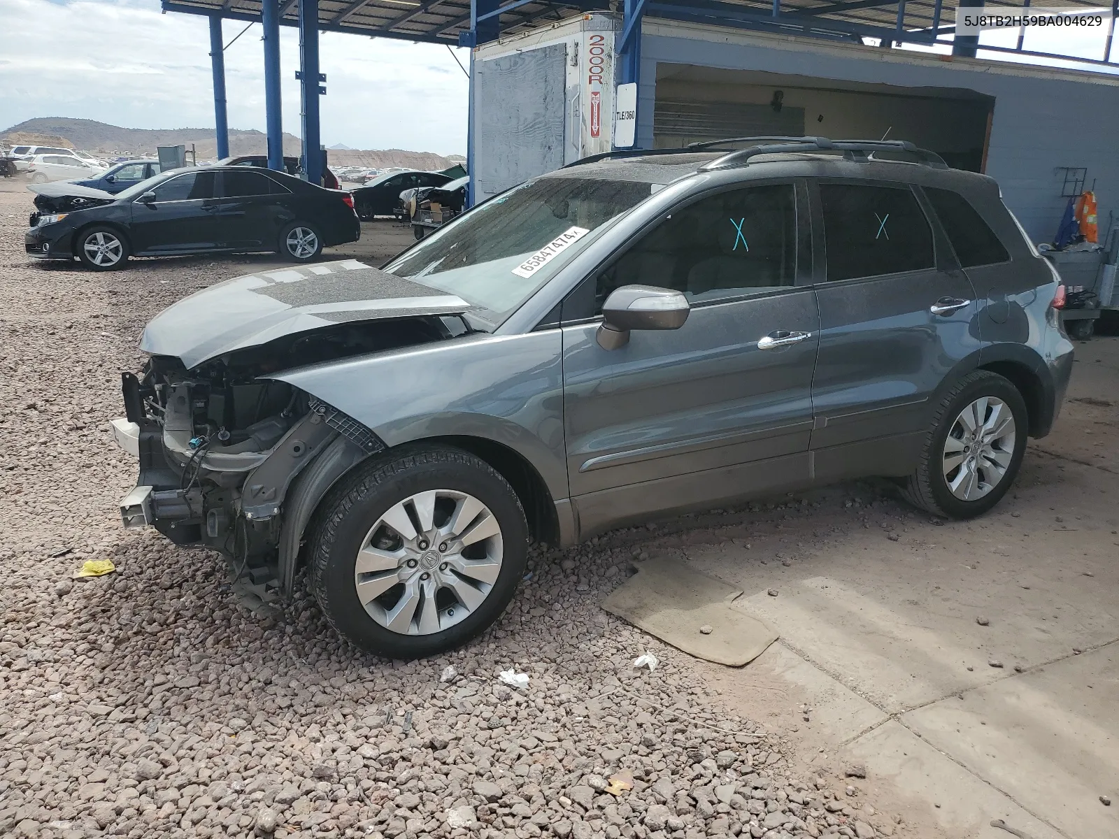 2011 Acura Rdx Technology VIN: 5J8TB2H59BA004629 Lot: 65847474