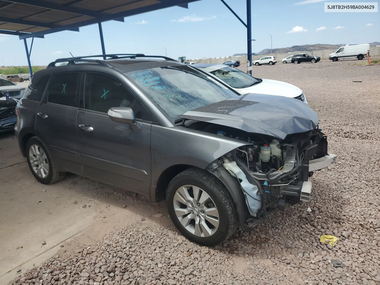 2011 Acura Rdx Technology VIN: 5J8TB2H59BA004629 Lot: 65847474