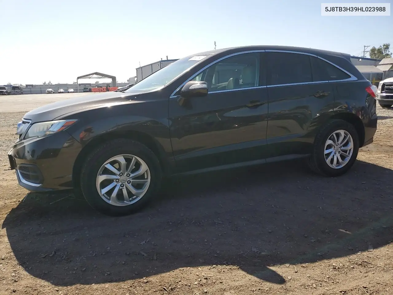 2017 Acura Rdx VIN: 5J8TB3H39HL023988 Lot: 60933645