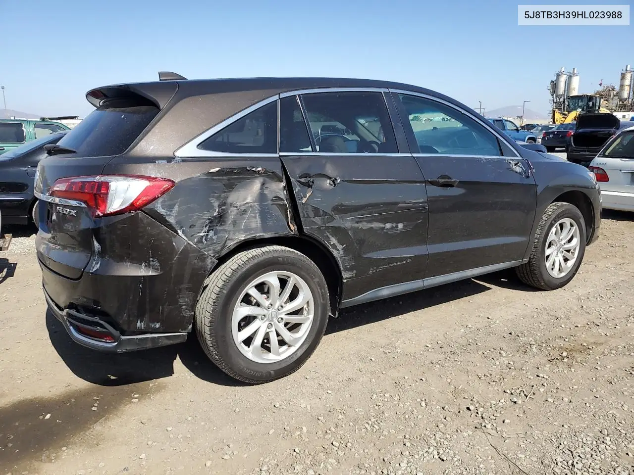 2017 Acura Rdx VIN: 5J8TB3H39HL023988 Lot: 60933645
