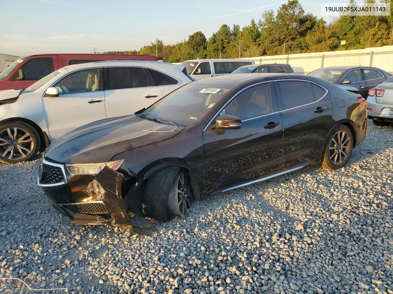 2018 Acura Tlx Tech VIN: 19UUB2F5XJA011143 Lot: 75897694