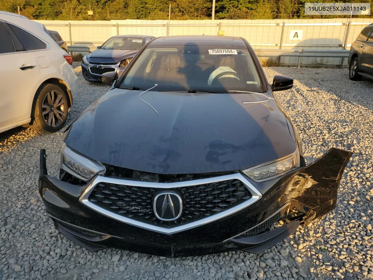 2018 Acura Tlx Tech VIN: 19UUB2F5XJA011143 Lot: 75897694