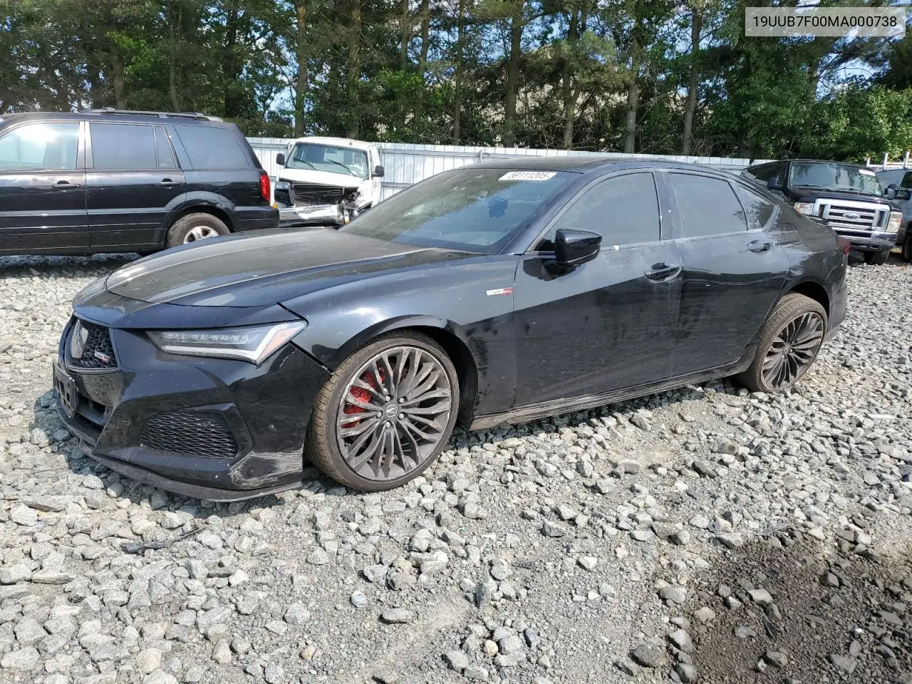 2021 Acura Tlx Type S VIN: 19UUB7F00MA000738 Lot: 59111205