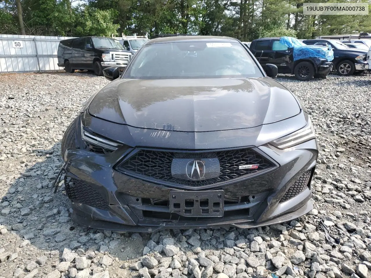 2021 Acura Tlx Type S VIN: 19UUB7F00MA000738 Lot: 59111205