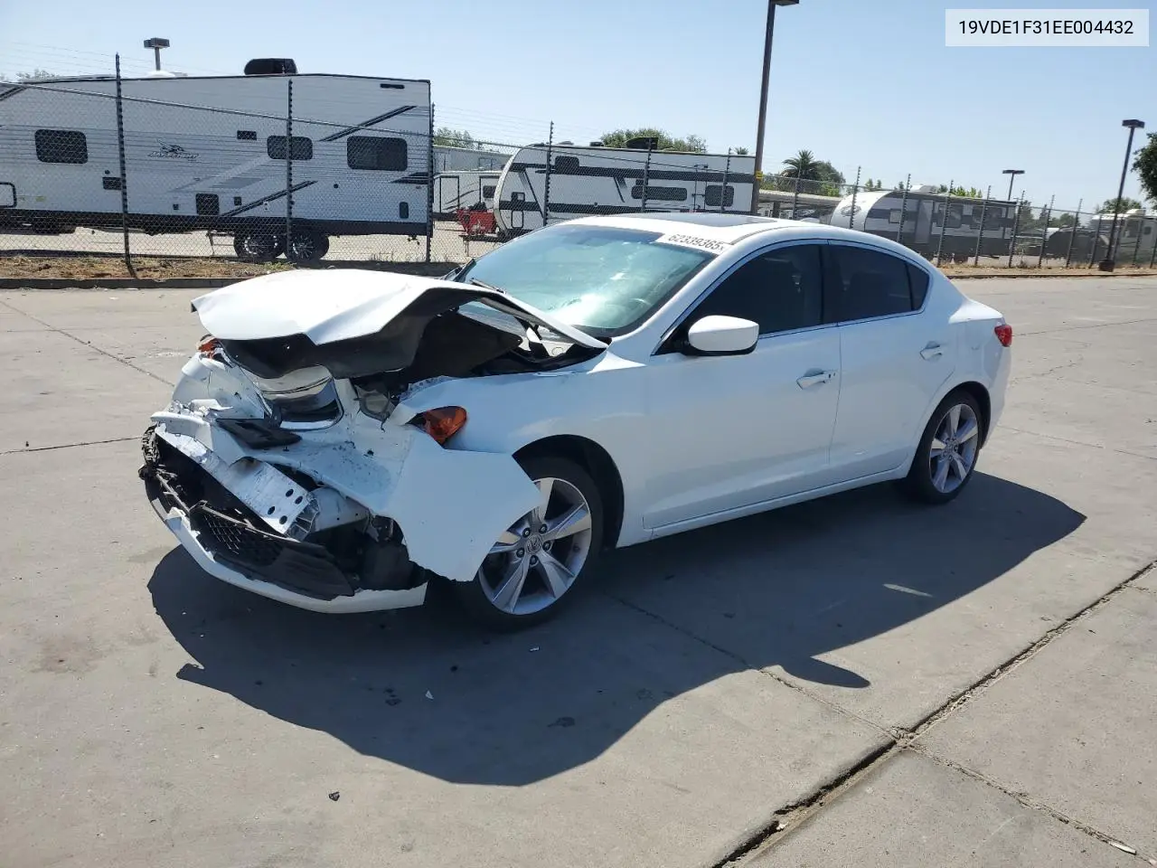2014 Acura Ilx 20 VIN: 19VDE1F31EE004432 Lot: 62339365