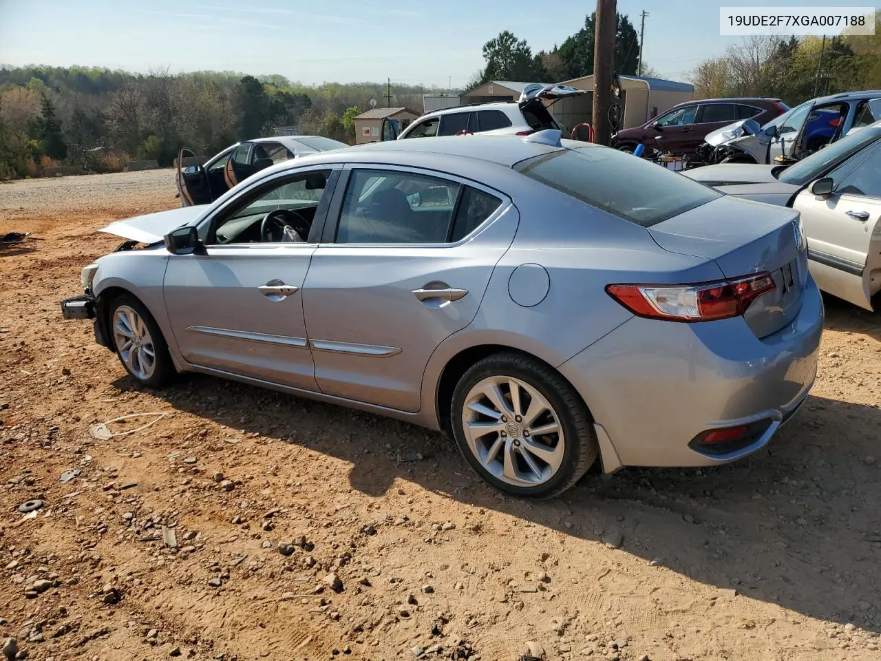 2016 Acura Ilx Premium VIN: 19UDE2F7XGA007188 Lot: 50700305