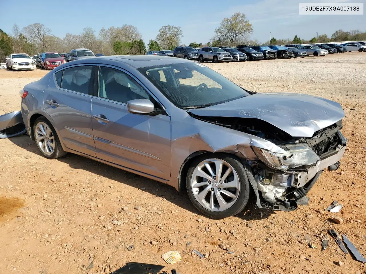 2016 Acura Ilx Premium VIN: 19UDE2F7XGA007188 Lot: 50700305