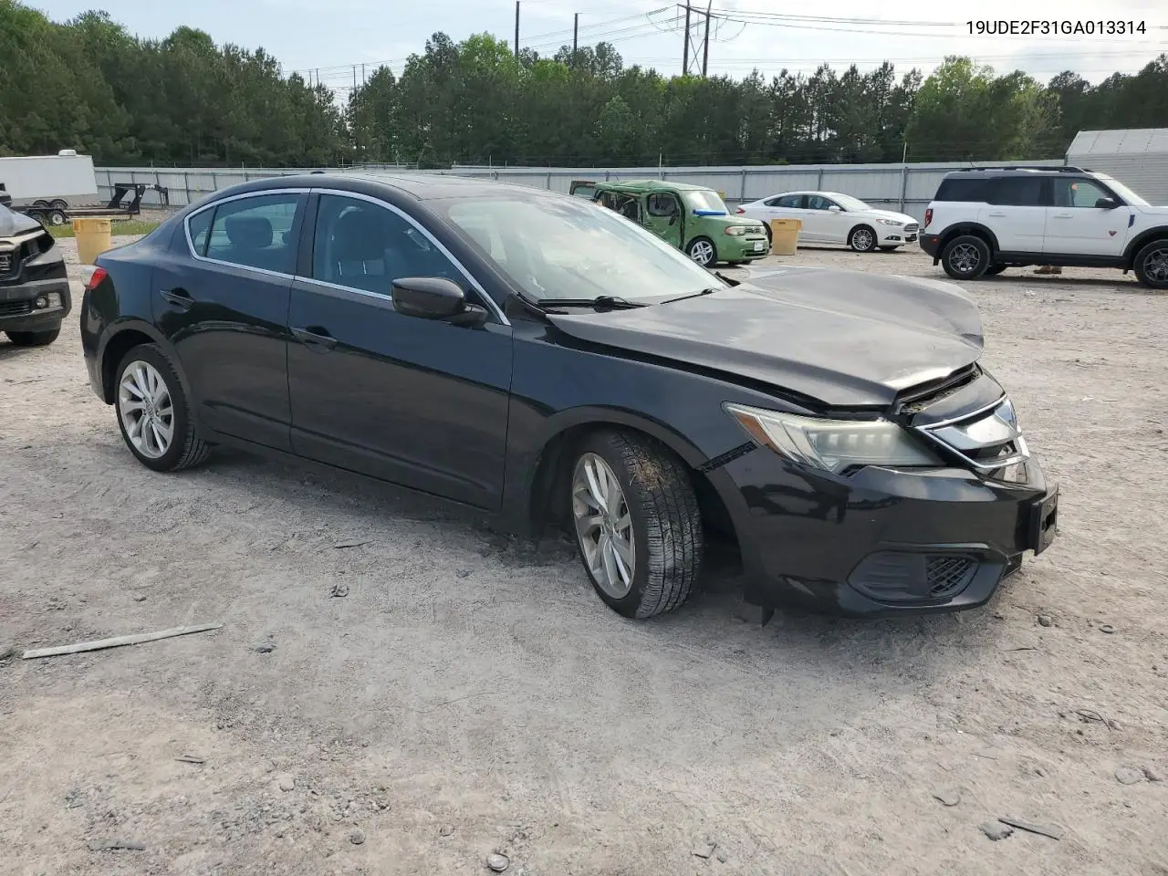 2016 Acura Ilx Base Watch Plus VIN: 19UDE2F31GA013314 Lot: 55407765