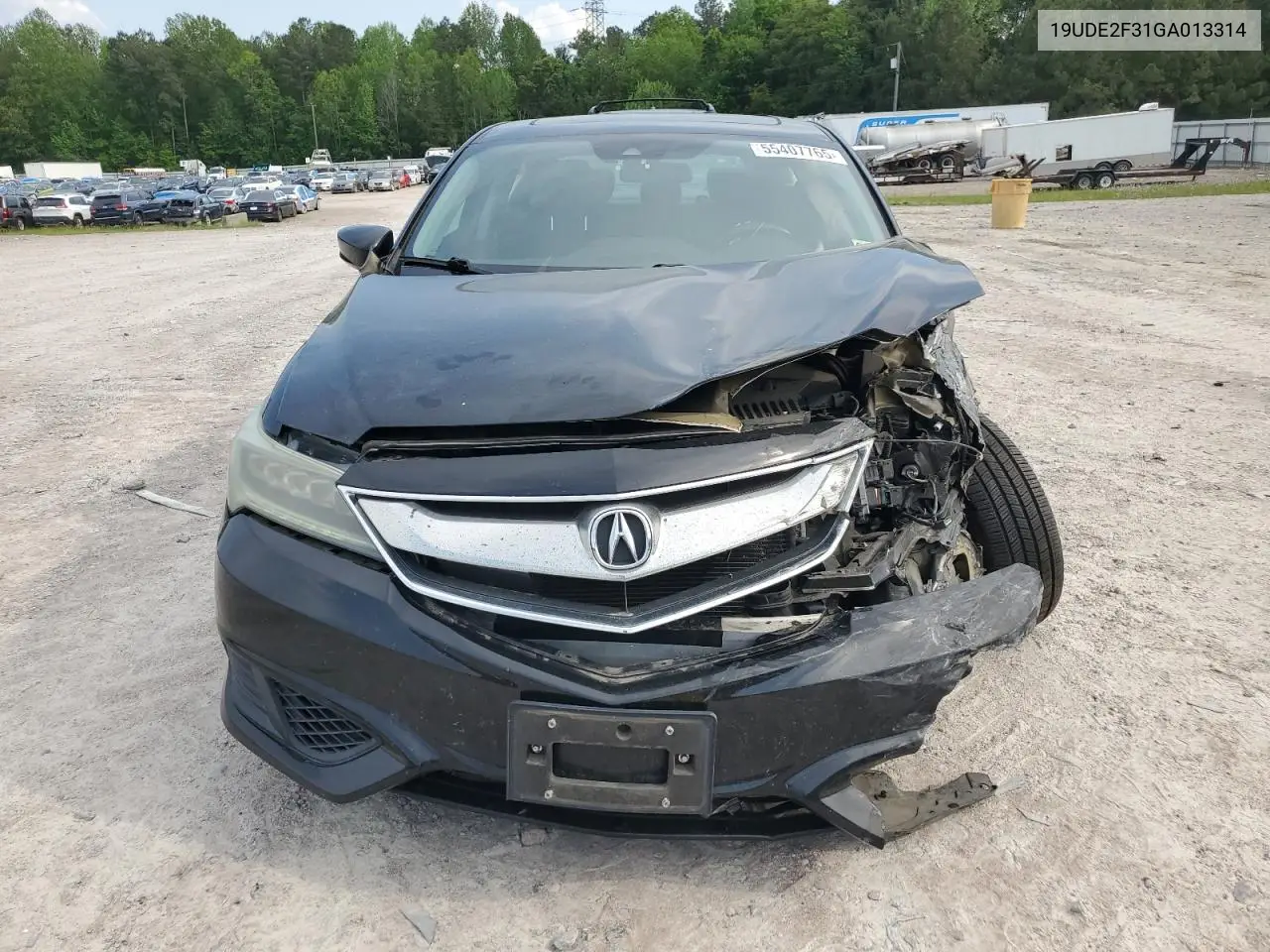 2016 Acura Ilx Base Watch Plus VIN: 19UDE2F31GA013314 Lot: 55407765