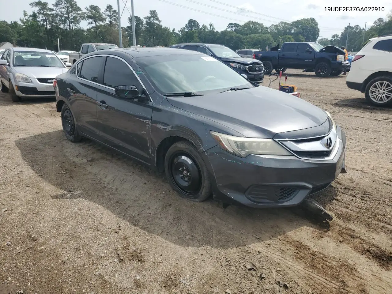 2016 Acura Ilx Base Watch Plus VIN: 19UDE2F37GA022910 Lot: 58783365
